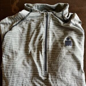 IRONMAN LULULEMON MENS METAL VENT TECH MIDWEIGHT HALF ZIP Size Medium